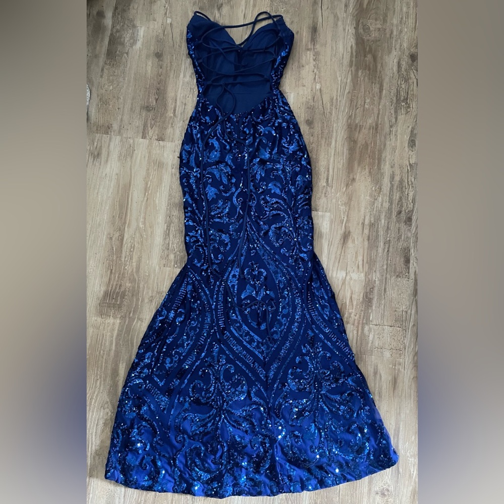 Worn Once Windsor Blue Sequin Dress
